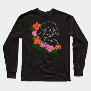 Skull and Roses Long Sleeve T-Shirt